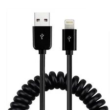 Coiled Cable USB Power Wire Rapid Charge Sync Data Cord for iPhone