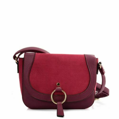 Hannah Bazaar Petit Sac De Selle En Cuir Rouge – Élégant Et Compact Avec Sangle Amovible