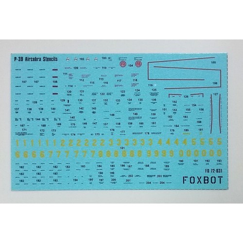 FOXBOT 72-014 Scale 1:72 Decals Red Snake: Soviet P-39 Airacobras - Picture 15 of 24