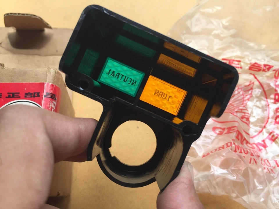 NUEVO DE LOTE JAPÓN HONDA TL125 XL75 XL80S XL100S XL125S XL185S ESTUCHE CAJA PILOTO ORIGINAL Foto 4 de 4