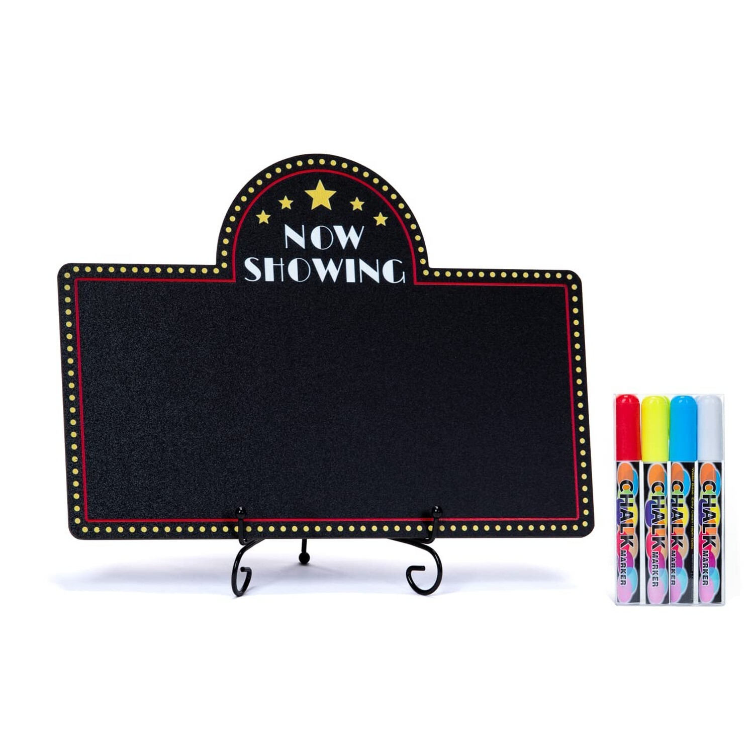 Movie Night Decorations Chalkboard Kit for Movie Theme Parti