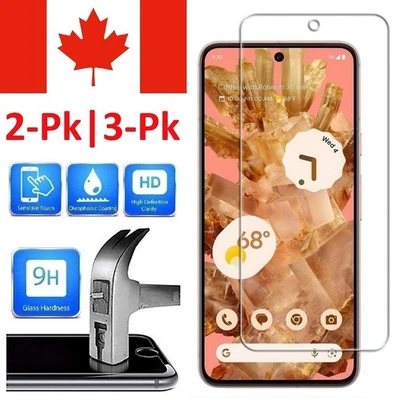 Tempered Glass Screen Protector Cover for Google Pixel 8 / 8 Pro / 8a - Imagen 1 de 4