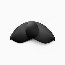 Walleva Black ISARC Polarized Replacement Lenses for Oakley Half Jacket