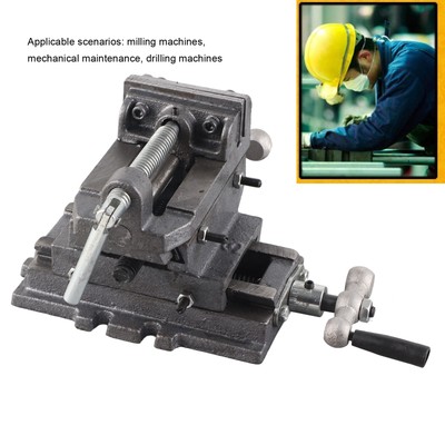 Bench Vise 3in Cross Flat Table Tool Für Mechanische Wartung Drilling Milling