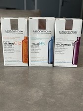 La Roche-Posay x3 Bundle 30ml Each Vitamin C Serum, Hyalu B5 & Pure Niacinamide