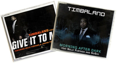 Single-CD TIMBALAND - Give it to me / Morning after dark