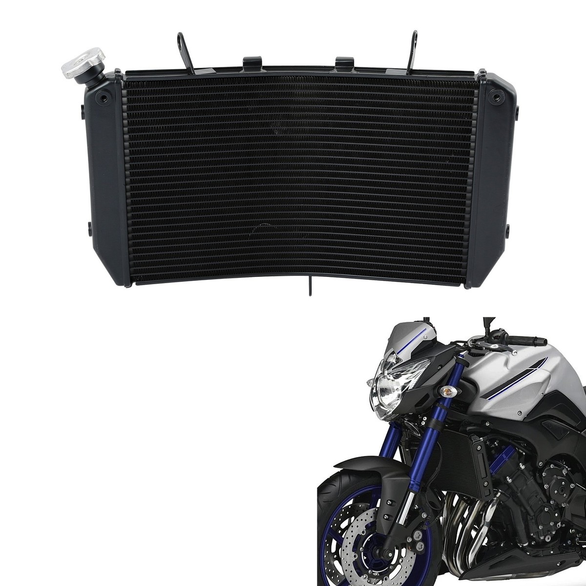 ネイビー様 リクエスト 11点 まとめ商品 Ni.n/ja ZX10R ZX-10R 2006-2007用オートバイラジエータークーラー冷却