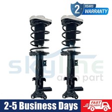 Pair Front Shock Struts Assys w/ADS For Mercedes W218 W212 CLS63 E63 AMG RWD 10-