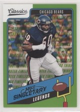 2021 Classics Legends Timeless Tributes Green 11/25 Mike Singletary HOF 02v3