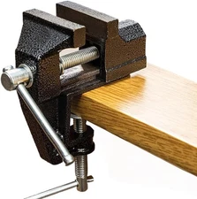 Mini Table Clamp Small Bench Vice New upgraded cast iron manufacturing Jewelers 