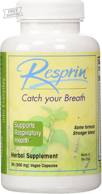 Natural Breathing Support 500mg - 90 Vegetarian Capsules