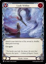 LOOK WITHIN (BLUE) X3 [ONE IS RAINBOW FOIL!] *FAB - COMPENDIUM OF RATHE*