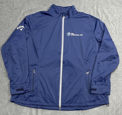 Callaway Jacke Golf Blau Größe XXL BMW International Open Weather Series  Top