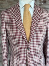 NWT Belvest Wool Linen Cashmere Jacket in a Box Blazer Size 48 EUR bs77