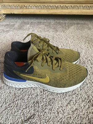 Nike Men's Odyssey React Olive Flak Running Trainers Size 7.5 Men s