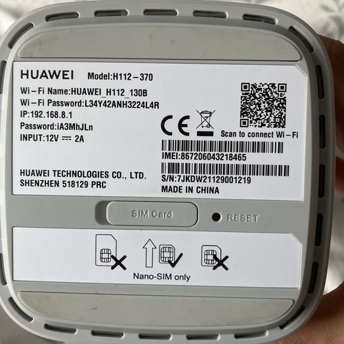 Huawei Balong 5000 5G CPE Pro - H112-370 WiFi6 5G/4G Router - White - Boxed - Photo 6/13
