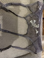 Christian Dior intimates 4654 Vintage Lace Garter Belt Size L B