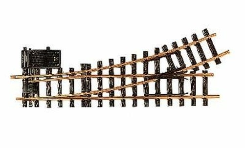 LGB 16150 G Scale Electric Turnout - R3 - 22.5 Degrees Left-Hand