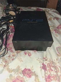Sony PlayStation 2 PS2 Black Console Bundle Controller AV Cables NTSC-U/C