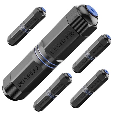 Waterproof RJ45 Coupler Cat6 IP68 Ethernet Female to Female Outdoor Shielded ...