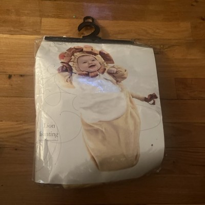Underwraps Infant Lion Bunting Costume Attached Hood And Tail Halloween Baby