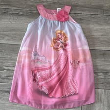 Disney Princess Dress Aurora Sleeping Beauty Flowing Spring Summer Dress Size 5