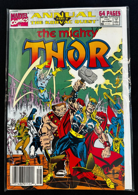 The Mighty Thor Annual #16  Part 2 Korvac Quest Marvel 1991 - VG - Benefits CARE