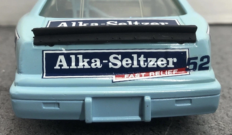 Jimmy Means 1/24 Custom Vintage NASCAR DieCast Alka Seltzer Pontiac Grand Prix - Image 4 of 4