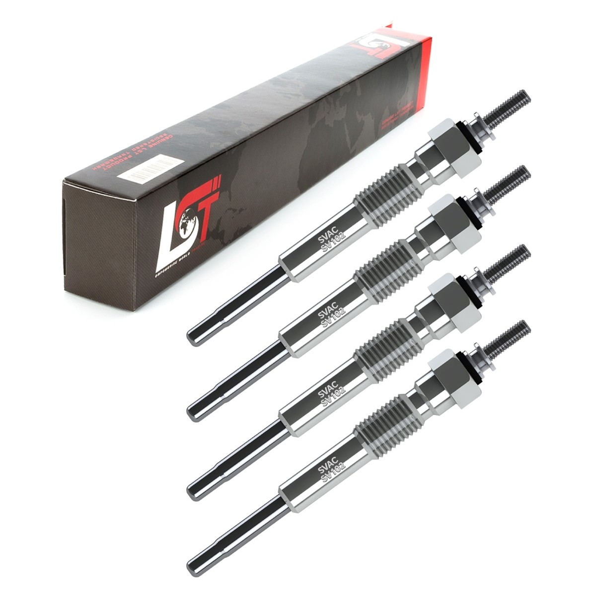 4X Glow Plugs 12 Volt For TOYOTA AVENSIS LAND CRUISER LITEACE