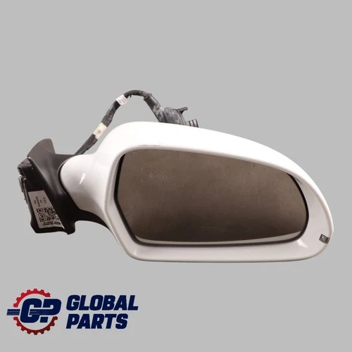 Audi A3 8P Wing Mirror Electric Outside Door Right O/S Ibis White - Y9C