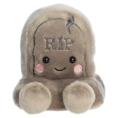 Aurora Spooky Palm Pals Thom Tombstone Halloween Stuffed Animal - 4''