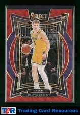 2024-25 Panini Select #91 Dalton Knecht Red Wave Prizm