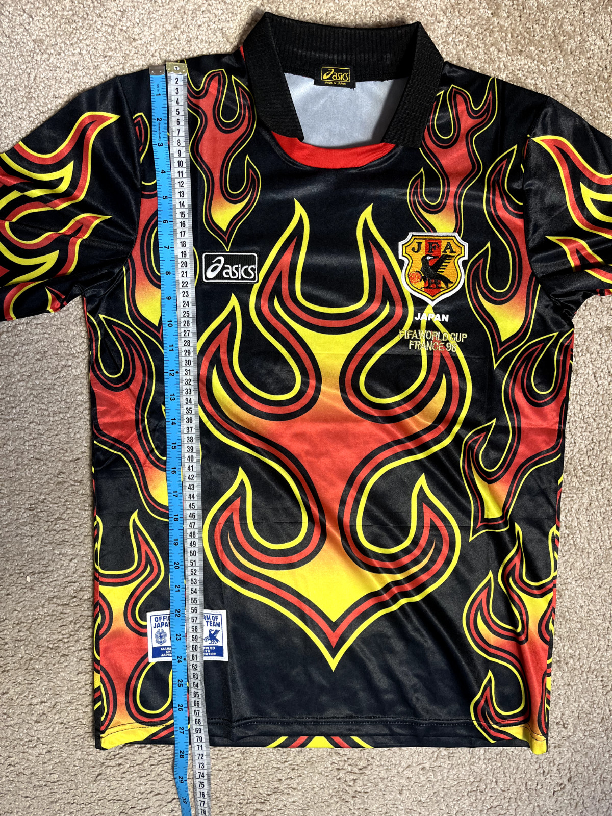 JAPAN TEAM Jersey Size MEDIUM 1998 1999 GOALKEEPER Shirt Soccer Football thumbnail 8