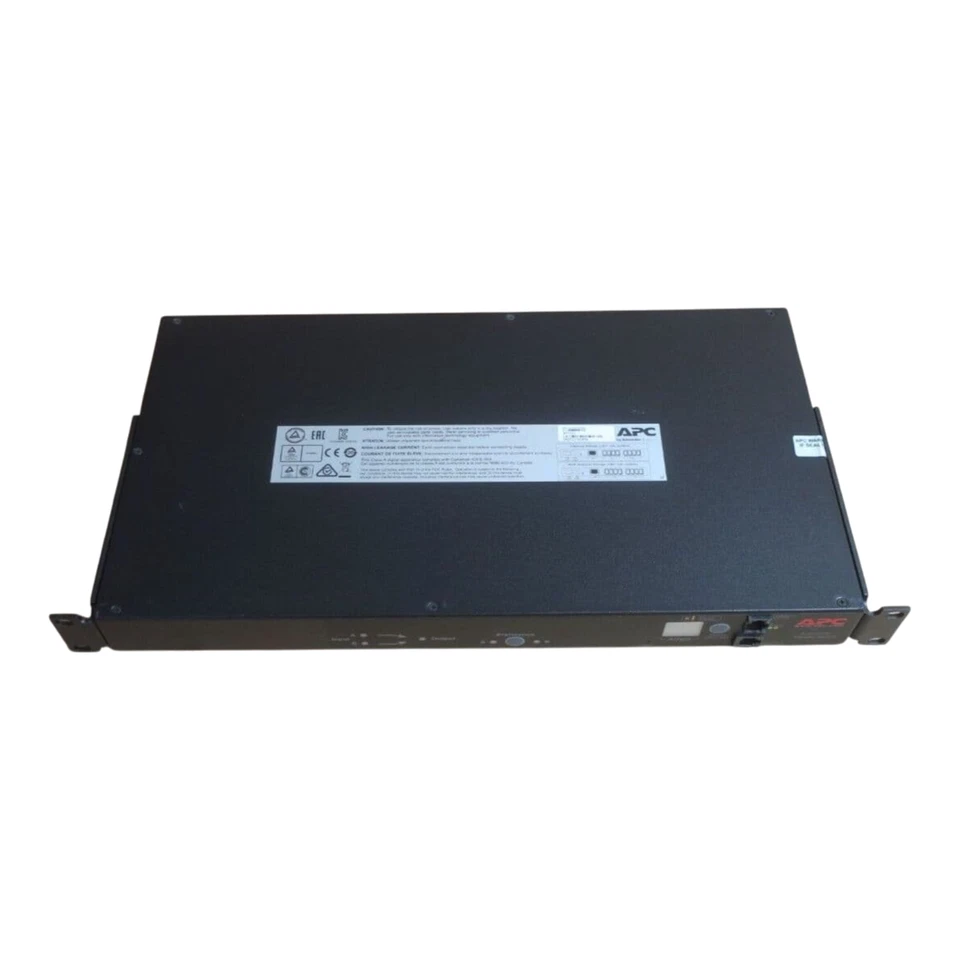 APC AP7723 Rack ATS Automatic Transfer Switch 2x C20 IN 8x C13 + 1x C19 OUT - Image 3 of 4