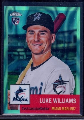 Luke Williams 2022 Topps Chrome Platinum Aqua Lava Refractor #371 (77/299)