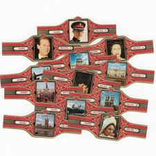 12 cigar bands Don Diaz London red