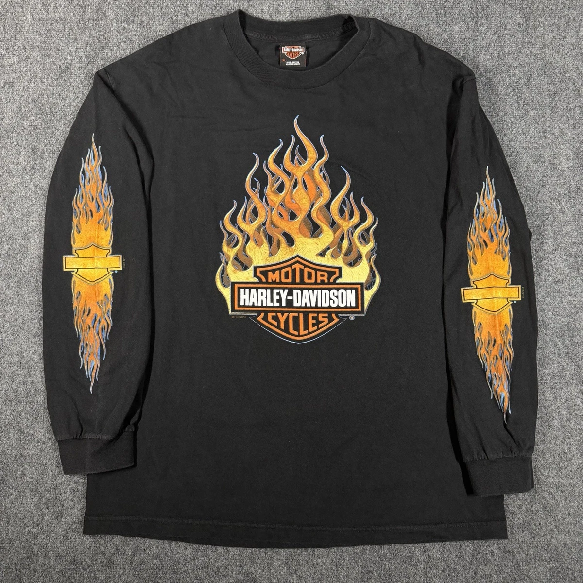り*、様 XLフレイム　ファイヤー　Harley-Davidson ロングスリー Harley-Davidson Long Sleeve Size XL Shirts for Men for sale | eBay