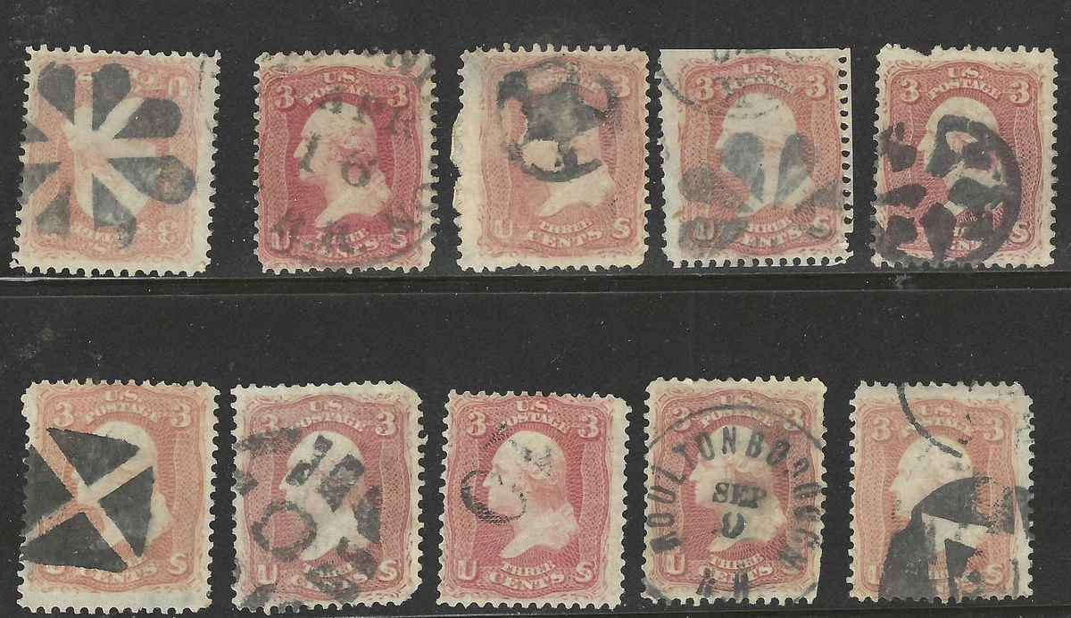 1861-1870 Year of Issue Used US Stamps (19th Century) for sale | eBay