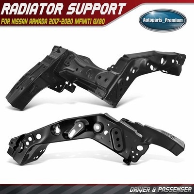 2Pcs Left & Right Radiator Support Side Panel for Nissan Armada INFINITI QX80