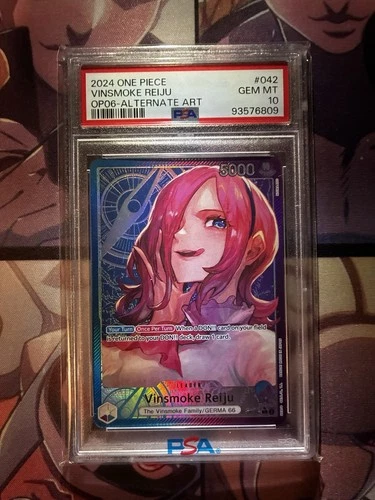 Vinsmoke Reiju (Alternate Art) OP06-042 Wings of the Captain Foil PSA 10