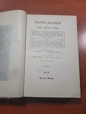 The Great Events Of The Great War Volume II, IV, V, VI, VII 1923 HardCover Books