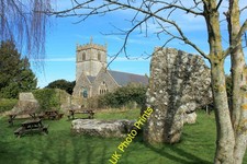 Photo A3 2012 : Ancient stones at The Cove, Stanton Drew Behind the Drui c2012