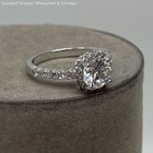 925 Sterling Silver CZ Ring, 3.4g — photo 1