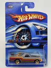 Hot Wheels 2006 J3471 69 El Camino Gray Red Yellow Gold 172200 New Card Hot Wheels 2006 J3471 69 El Camino Gray Red Yellow Gold 172200 New Card