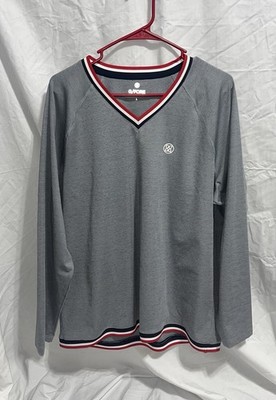 G/FORE Golf Performance Pullover V-Neck Sweatshirt Mens Size Large G Fore Jacket