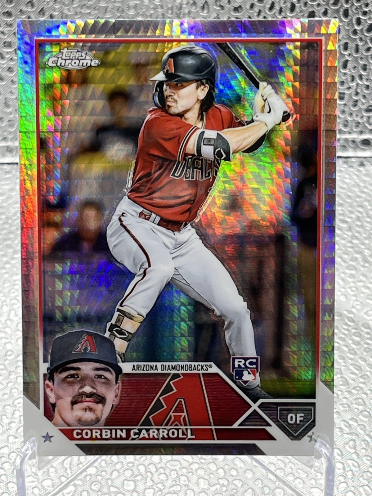 2023 Topps Chrome - Corbin Carroll #95 Prism Refractor (RC)