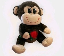 Vintage Dan Dee Collector s Choice Large Plush Smiling Valentine's Monkey RARE