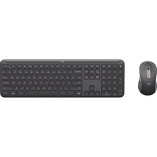 Logitech Core Signature Slim MK955 Wireless Keyboard Mouse Combo in Graphite -