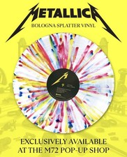 Metallica Bologna Splatter Vinyl Pop Up Store