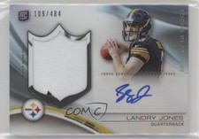 2013 Topps Platinum Rookie Refractor /484 Landry Jones #ARP-LJ Patch Auto 00jz